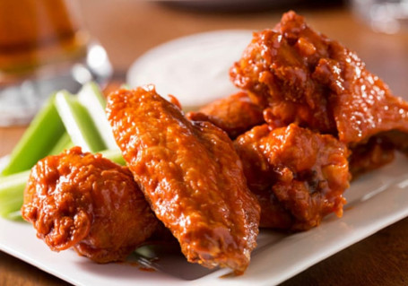 Schezwan Chicken Wings 5Pcs