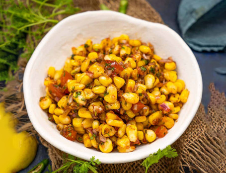 Corn Chatpata With Chicken