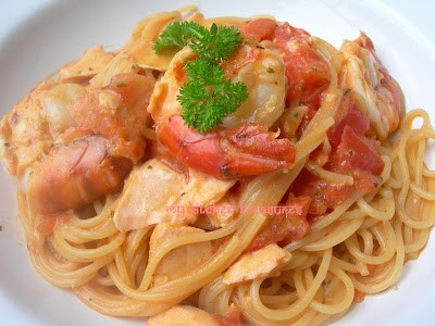 Espagueti Gamberi