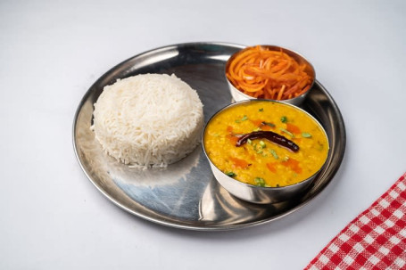 Yellow Dal Tadka With Rotis Or Rice