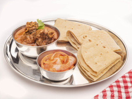 Railway Mutton Curry With Rotis Or Rice