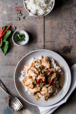Curry De Podredumbre Tailandés Hühnerfleisch