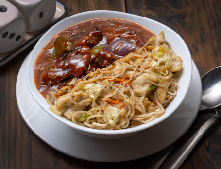 1/2 Chilli Fish (Gravy) 1/2 Choice Of Rice Or Noodles