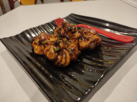 Chicken Barbeque Momo (5 Pcs)