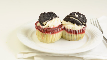 Red Velvet Oreo Cupcakes