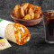 (1 Porciones) Chole Paneer Wrap Wedges Thums Up Meal