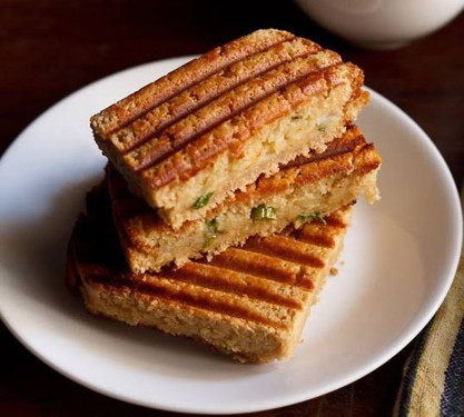 Potato Masala Grilled Sandwich