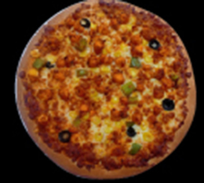 Pizza De Paneer A La Parrilla Picante De Masa Fina (Grande)