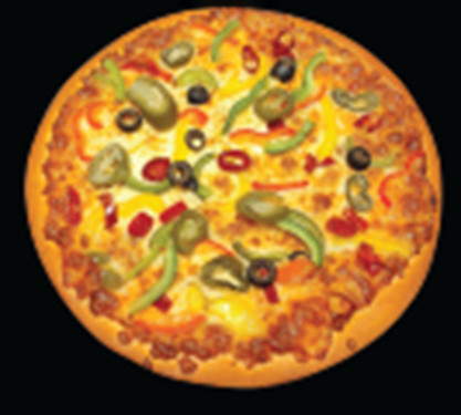 Pizza Exótica De Cinco Especias De Masa Delgada (Grande)