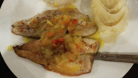 Branzino Fillet With Lemon Sauce