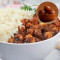 Pindi Chole With Rice Dessert Combo