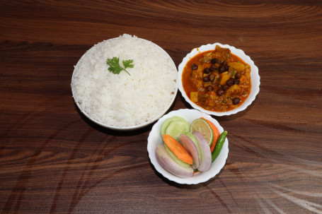 Rice Fulkopi Aloo Sabji Salad