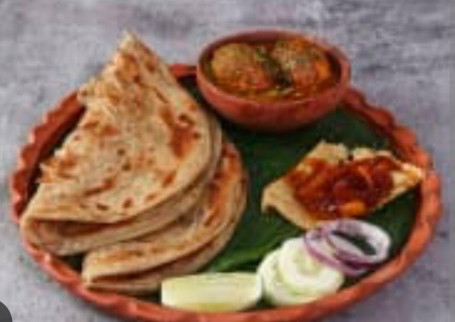 Anda Kosha With Lachha Paratha