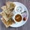 Aloo Paratha With Curd Pickle (2 Pcs)
