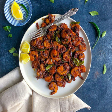 Chettinad Prawns Dry