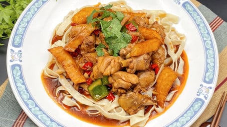 House Special Style Chicken Bone Over Noodle Chuān Lǔ Dà Pán Jī