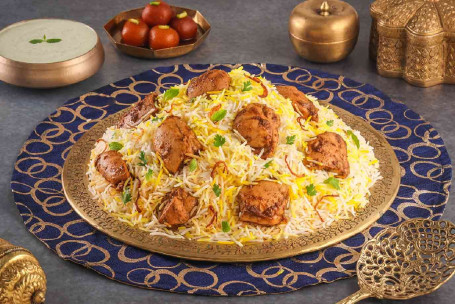 Lazeez Bhuna Murgh Pollo Dum Biryani, Porciones 4)