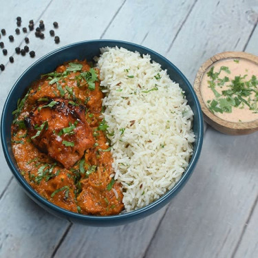 Fish Tikka Masala With Jeera Rice (750 Ml)