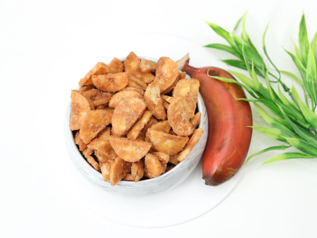 Organic Red Banana Sweet Chips 150 Grams