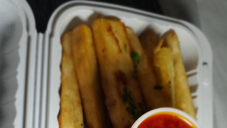 Yam Plantain Fries Fingers With Nomudun Sauce (Vegan)