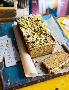 Pistachio Loaf Cake With Egg