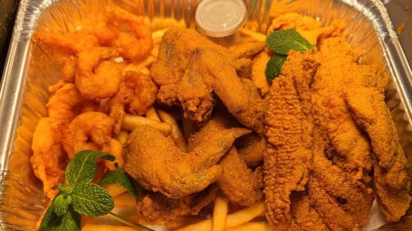 Fish, Chicken Shrimp (Combo-4)