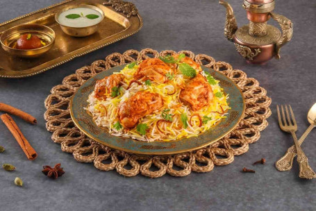 Bahaar-E-Murgh Tikka (Biryani With 50% Extra Chicken Tikka, Serves-1)