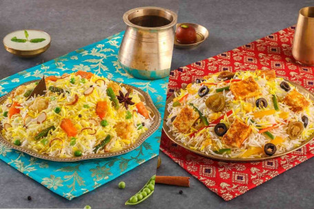 Veg Biryani (Subz-E-Biryani, Serves-1) Paneer Veg Biryani (Paneer Subz, Serves-1)