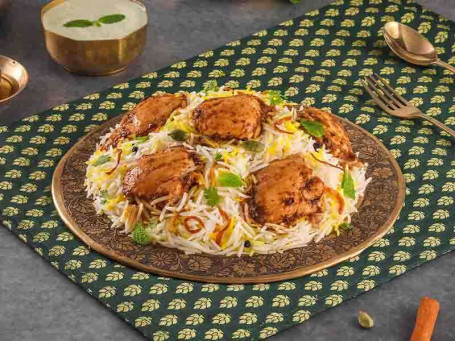 Lazeez Bhuna Murgh (Chicken Dum Biryani Boneless Serves 1) Hyderabadi Inspired Biryani