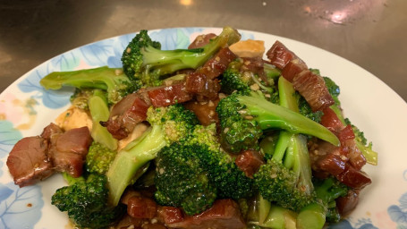 B.b.q. Pork Slices With Broccoli