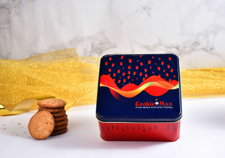 250Gms Assorted Cookies In A Gift Tin