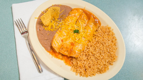 Early Enchilada Plate