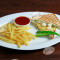 Chilli Cheese Paneer Sandwich French Fries
