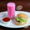 Southern Veg Burger And Rose Milk (300 Ml)