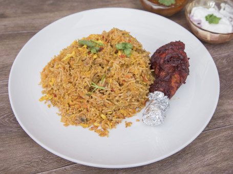 Chicken Fried Leg Piece Biryani