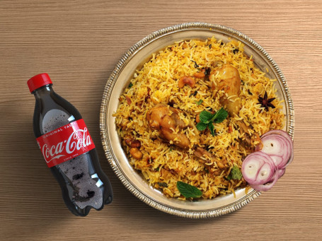 Chicken Dum Biryani Coke 250 Ml Pet Bottle