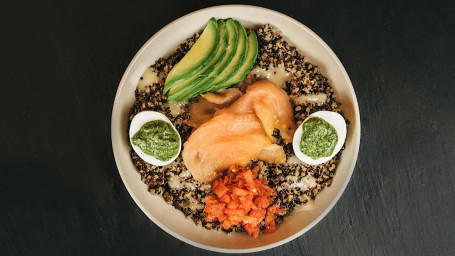 Smoked Salmon Quinoa Bowl..