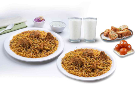 Fiesta De Pollo Dum Biryani (Hyderabadi)