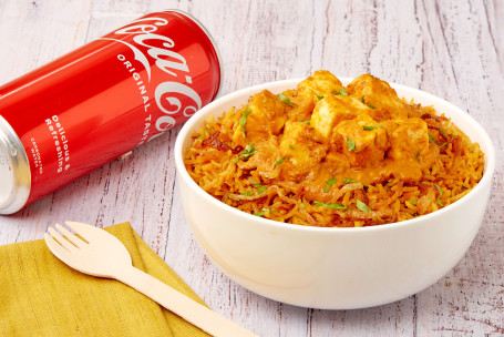 Paneer Makhani Biryani Choice Of Aerated Beverage