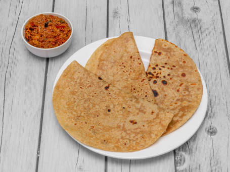 Chapati 3Pcs] With Chicken Kheema