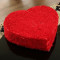 Red Velvet Heart Shape Cheese Cake