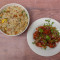 Veg Rice And Gobi Manchurian