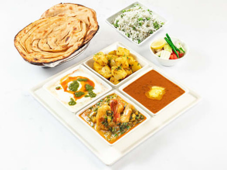 Jhinga Hara Masala Meal