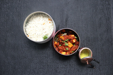 Mkc Style Paneer Ghee Roast Served With Ghee Rice