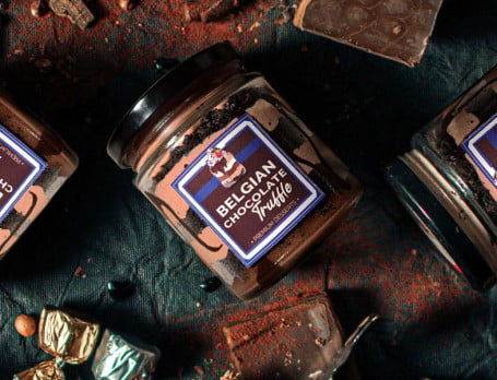 Belgian Chocolate Truffle Dessert Jar