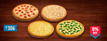Comida Para 4: Valor De Veg Pizza Mania