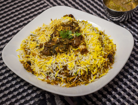 Hyderabadi Mutton Biryani (4 Pcs)