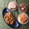 Quater Plate Chicken Vadasetti Sadham, Chicken Briyani, Rasam Sadham Egg Podimass