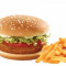 Paneer Cheese Burst Burger+ French Fries+Mojito