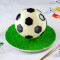 Pastel De Piñata Redondo Completo Con Tema De Fútbol